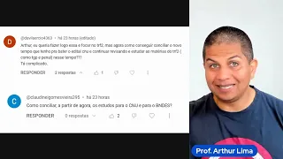 CNU adiado, TSE unificado, TRF2, TRF3, SEFAZ, BNDES - como conciliar? Respondendo comentários