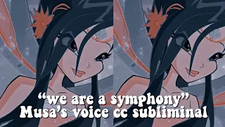 “we are a symphony” musa’s voice cc subliminal (nick dub)