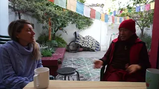 Lidia Gatica Entrevista a Khenpo Phuntsok Tanzin Rinpoche del centro Drikungkagyu 1/2