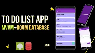 TO DO List App in Android Studio -  MVVM Architecture in Android and ROOM Database