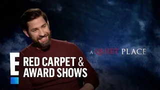 John Krasinski Spills on Wife Emily Blunt's Professionalism | E! Red Carpet & Award Shows