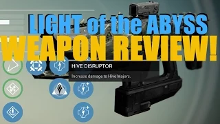 Destiny LIGHT OF THE ABYSS Weapon Review LEGENDARY Fusion Rifle! Crota's End Raid Reward