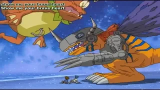 Digimon Adventure - MetalGreymon vs TonosamaGekomon (ENG SUB)