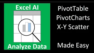 Excel AI with Analyze Data Tool. PivotTable, Pivot Chart & X-Y Scatter Charts Excel Magic Trick 1732