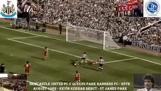 NEWCASTLE UNITED FC V QUEENS PARK RANGERS – KEVIN KEEGAN DEBUT – 28TH AUGUST 1982 – ST JAMES PARK