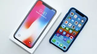 iPhone X - Распаковка и первый взгляд!