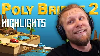 Quin69 - Poly Bridge 2 | Quin69 the MASTER engineer | FUNNY MOMENTS | Quin69 Highlights