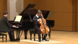 Jonathan Roozeman | Beethoven | Cello Sonata No. 3 | 1st Mvt | 2013 Gaspar Cassado Cello Comp