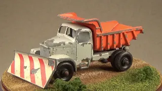 Matchbox Restoration: No16 Scammell "Mountaineer" Dump Truck with Snowplough