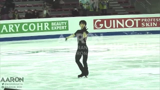 GPF2016 OPEN PRACTICE - YUZURU HANYU FP run through (FANCAM) 하뉴 유즈루