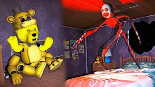 FNAF НАДЕНЬ КОСТЮМ ГОЛДЕН ФРЕДДИ из ФНАФ ЧТОБЫ ВЫЖИТЬ !!!