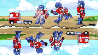 Transformers 2D: Mouse's House, Bumblebee x Optimus x LEO x You & Me | Evolution Of Kong Animation