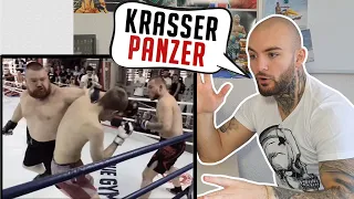 150KG PANZER gegen 2 FIGHTER GLEICHZEITIG?! Das ist KEIN FAKE Kampf!! TRUE GYM RINGLIFE reaction