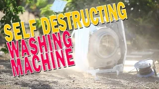 Epic!!! Self Destructing Washing Machine Self Destructs Itself