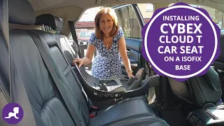 How to Install a Cybex Cloud T on an Isofix Base