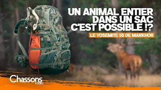 Un sac de chasse pour mettre un animal entier dans le dos : Le Yosemite 55 de Markhor | CHASSONS TV