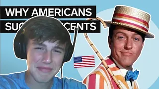 American Reacts to "Why American Actors Suck at British Accents"