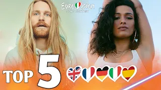 Eurovision 2022 - My Top 5 - BIG 5 Countries (🇬🇧🇫🇷🇩🇪🇮🇹🇪🇸)