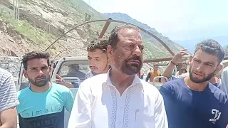 Saqib Zargar report from Drabshalla where locals arrange food & water for relatives of dumper driver