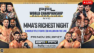 PFL 10: 2022 Championships | MMA LIVE STREAM/FIGHT COMPANION Professional Fighters League ESPN+ PPV