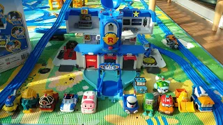 ☆toy love☆로보카 폴리 열리는 구조본부 플레이세트(robocar poli  rescue station headquarter play set)