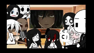 Slender family reacts to Attack on Titan in 9 minutes🔫👊 Ft. Krasue and Charlie