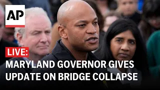 LIVE: Maryland Gov. Wes Moore press conference on Baltimore bridge collapse