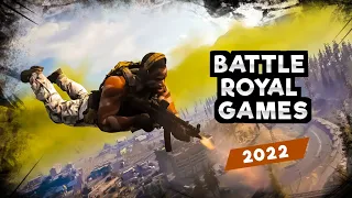 Top 10 BATTLE ROYALE Games For Android 2022 | High Graphics (Online/Offline)
