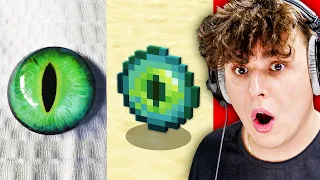 PRZEDMIOTY z MINECRAFT ZNALEZIONE w PRAWDZIWYM ŻYCIU 🤯 !