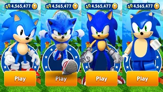 Sonic Dash - Movie Sonic vs LEGO Sonic vs Movie Sonic vs Classic Sonic vs All Bosses Zazz Eggman