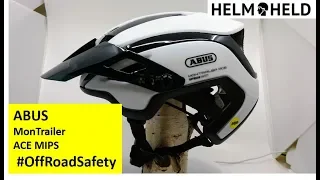 Abus MTB helmet - MonTrailer ACE MIPS - Polar White - 360°
