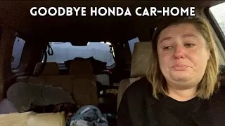 SAYING GOOBYE to my HONDA CRV I lived in for over a year (emotional)