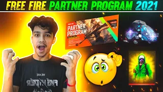 HOW TO JOIN FREE FIRE PARTNER PROGRAM 2021