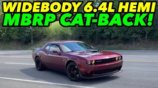 2021 Dodge Challenger R/T Scat Pack WIDEBODY 6.4L HEMI V8 Dual Exhaust w/ MBRP CAT BACK!