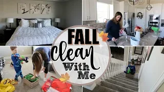 FALL POWER HOUR CLEAN WITH ME :: EXTREME CLEANING MOTIVATION :: SAHM CLEANING ROUTINE 2018