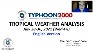 T2K Tropical Weather Analysis for Jul 28-30, 2021 (Wed-Fri) [English Ver]