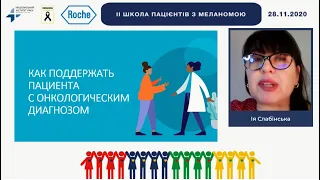 Ия Слабинская  -  Как поддержать пациента с онкологическим диагнозом.