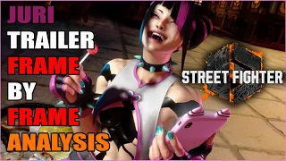 Street Fighter 6 Juri Trailer - Frame By Frame Analysis