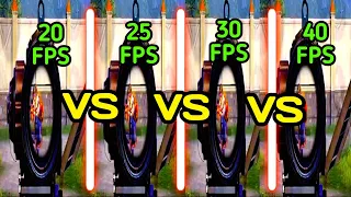 20 fps vs 25 fps vs 30 fps vs 40 fps test | Does fps matter or not | PUBG MOBILE