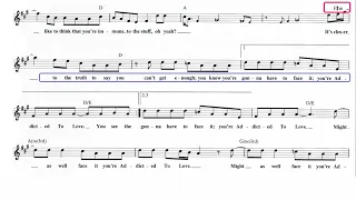 ADDICTED TO LOVE | ROBERT PALMER | CHORDS | LYRICS | GUITAR | PIANO