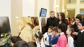 Leyla Aliyeva attends the presentation of the documentary “Goygol National Park”