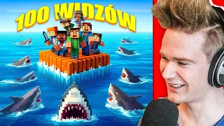 KTO OSTATNI ZOSTANIE na PONTONIE = WYGRYWA 💲🤑💲 | Minecraft Extreme