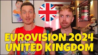 UNITED KINGDOM UK EUROVISION 2024 REACTION - OLLY ALEXANDER - DIZZY