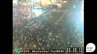 Timelapse of Occupy Central protests in Causeway Bay, Hong Kong