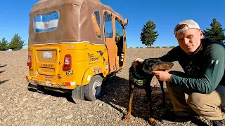 Day in the life of traveling ARGENTINA in a Tuk Tuk 🇦🇷