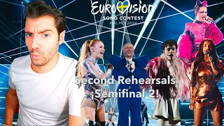 Semifinal 2 Eurovision 2024 Reacción Ensayos/Second Rehearsals + Mis 10 clasificados
