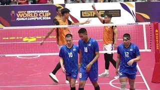 Sittipong Kamchan tak berdaya oleh Dua Tekong Malaysia [ Malaysia VS Thailand _ FINAL REGU SET 2 ]