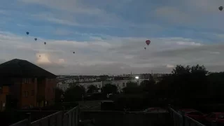 360 view of air Balloons passing our house in Bristol 6am taken by Roller Freeman