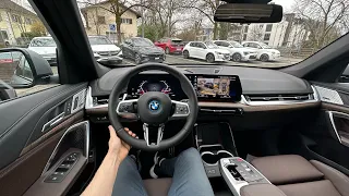 New BMW iX1 xDrive30 2023 Test Drive POV