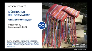 JCC Webinar: Introduction to Métis Nation British Columbia